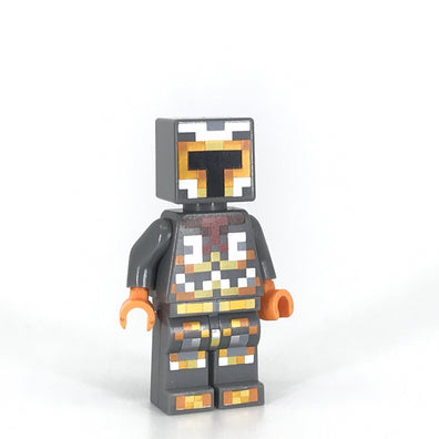 Minecraft Skin 1 - Pixelated, Yellow and Orange Armor